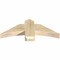Ekena Millwork Bellingham Rough Sawn Timber Gable Bracket, Douglas Fir, 36"W x 13"H x 4"D x 6"F, 9/12 Pitch GBW036X13X0406BEL00RDF - alternate 5